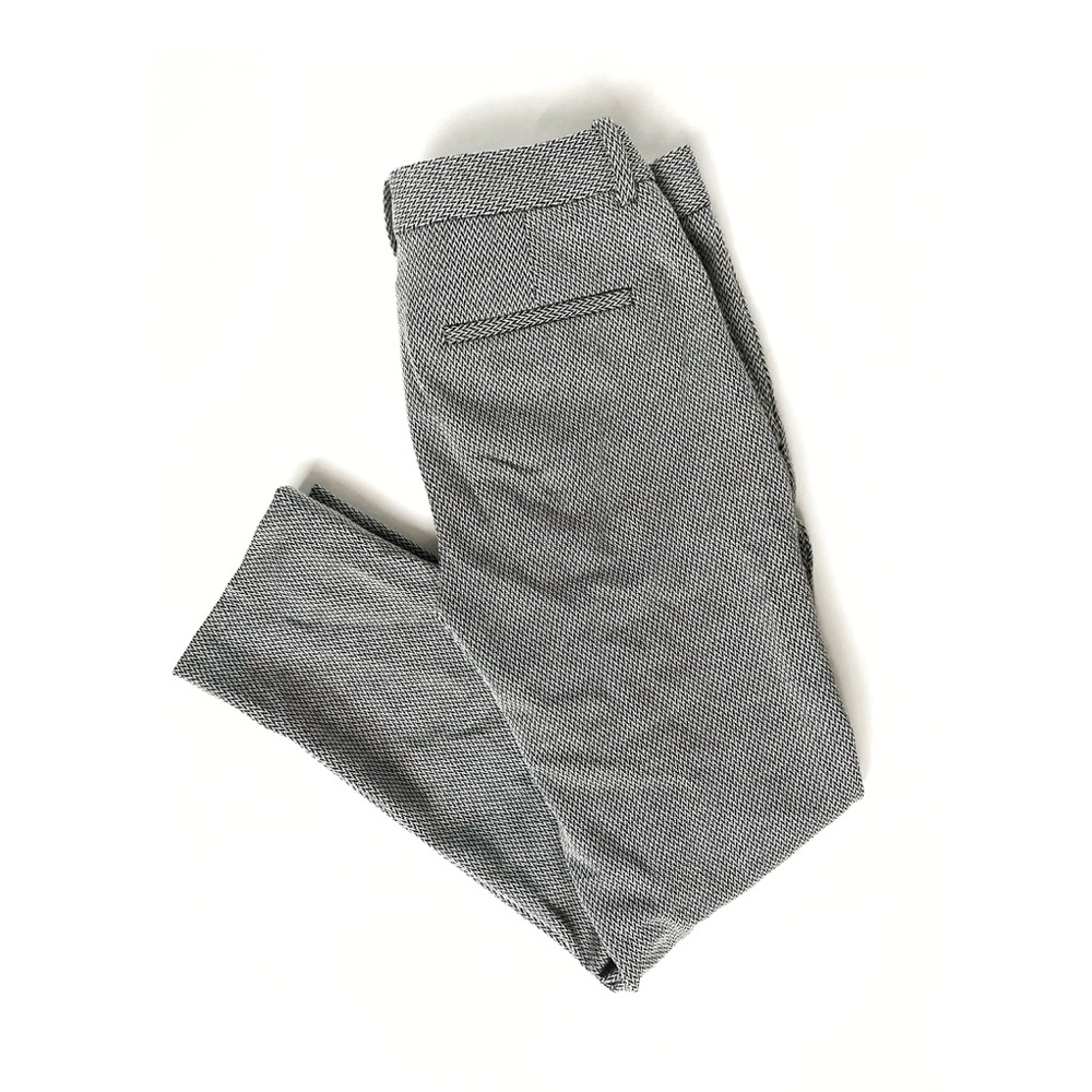 🌹Theory Ankle Pants w/ Tiny Chevron Design